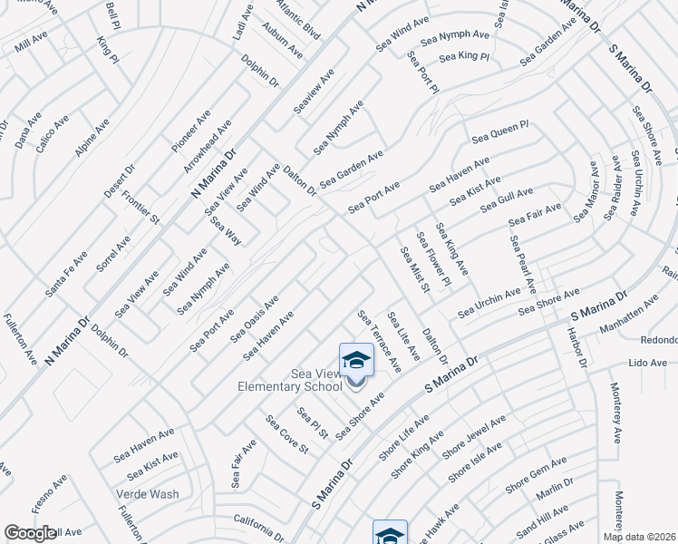 map of restaurants, bars, coffee shops, grocery stores, and more near 2544 Sea Haven Avenue in Thermal