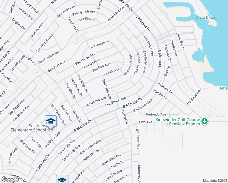 map of restaurants, bars, coffee shops, grocery stores, and more near 1044 Sea Urchin Avenue in Thermal