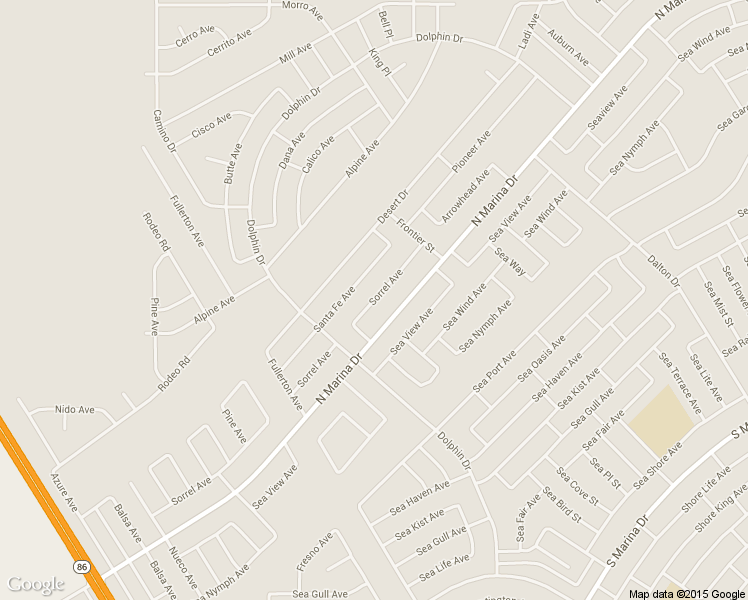 map of restaurants, bars, coffee shops, grocery stores, and more near 2577 Sorrel Ave in Thermal