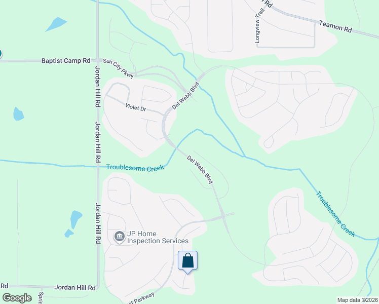 map of restaurants, bars, coffee shops, grocery stores, and more near 444 Tallulah Drive in Griffin
