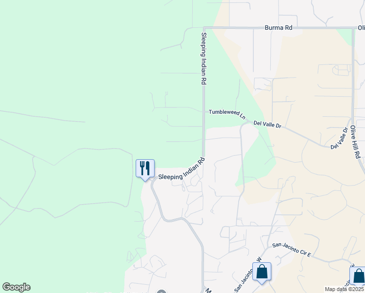 map of restaurants, bars, coffee shops, grocery stores, and more near 758 Verde Avenue in Fallbrook
