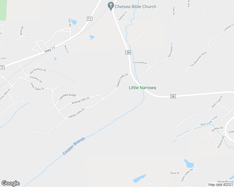 map of restaurants, bars, coffee shops, grocery stores, and more near 137 Oaklyn Hills Dr in Chelsea