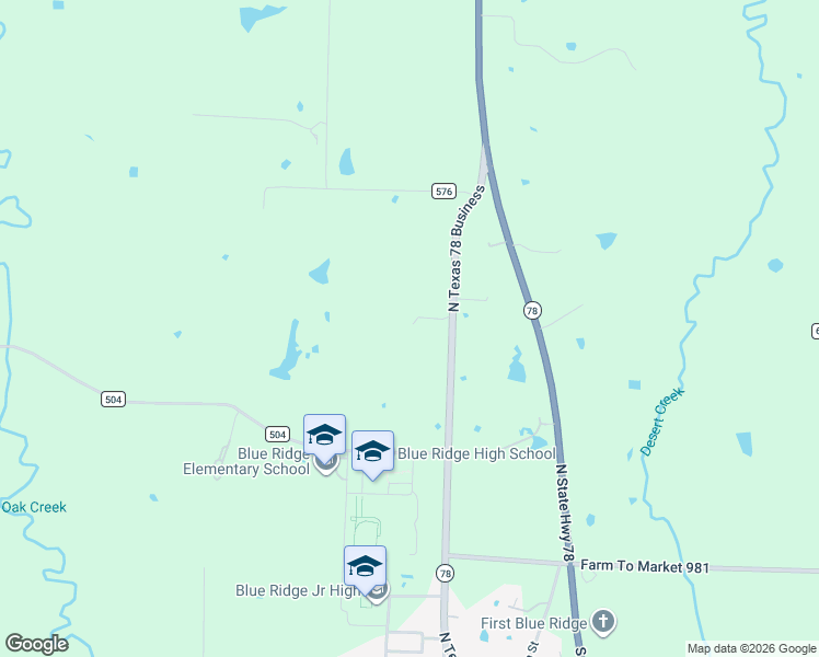 map of restaurants, bars, coffee shops, grocery stores, and more near 1111 North Texas 78 Business in Blue Ridge