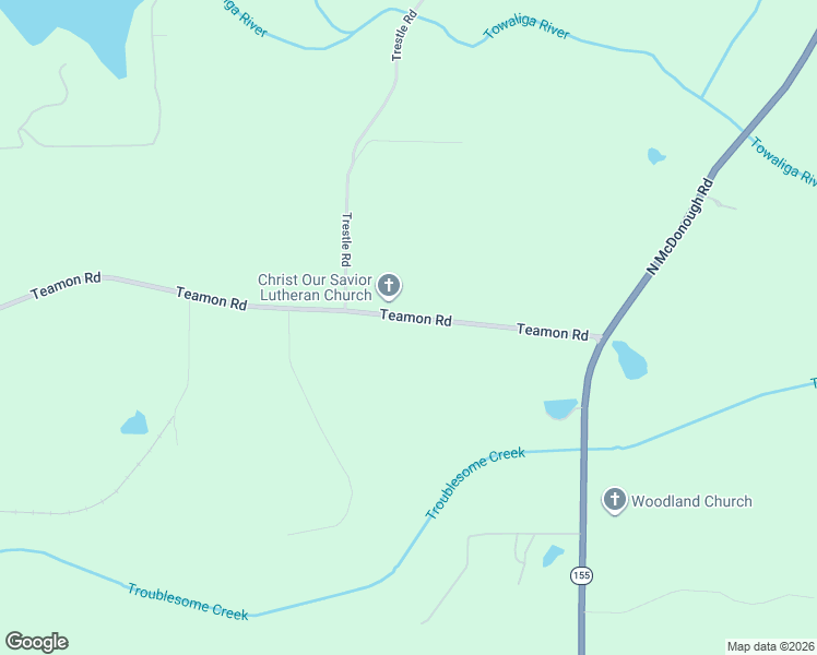 map of restaurants, bars, coffee shops, grocery stores, and more near 3244 Teamon Road in Griffin