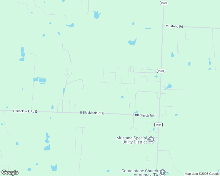 map of restaurants, bars, coffee shops, grocery stores, and more near 2287 East Blackjack Road East in Pilot Point