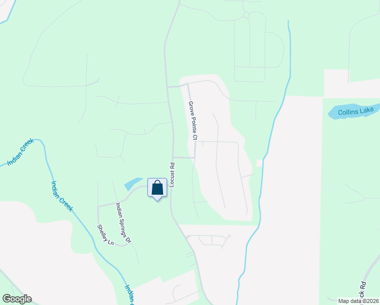 map of restaurants, bars, coffee shops, grocery stores, and more near 467 Grove Pointe Court in Locust Grove