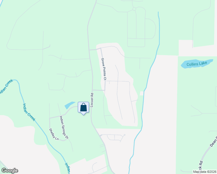 map of restaurants, bars, coffee shops, grocery stores, and more near 467 Grove Pointe Court in Locust Grove