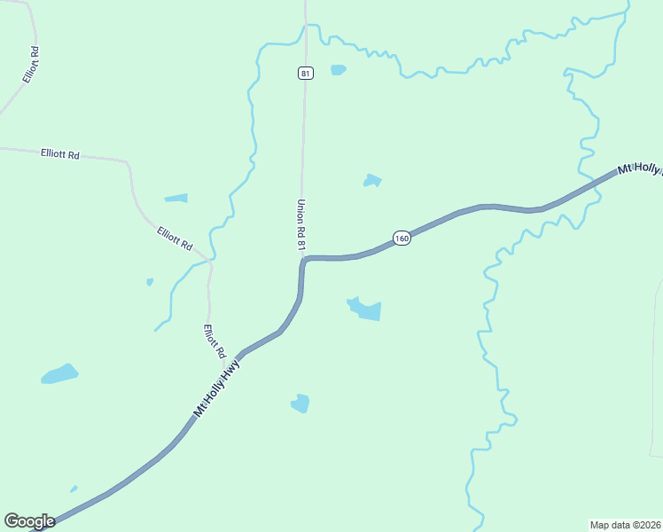 map of restaurants, bars, coffee shops, grocery stores, and more near 7301-7999 Mount Holly Highway in Mount Holly
