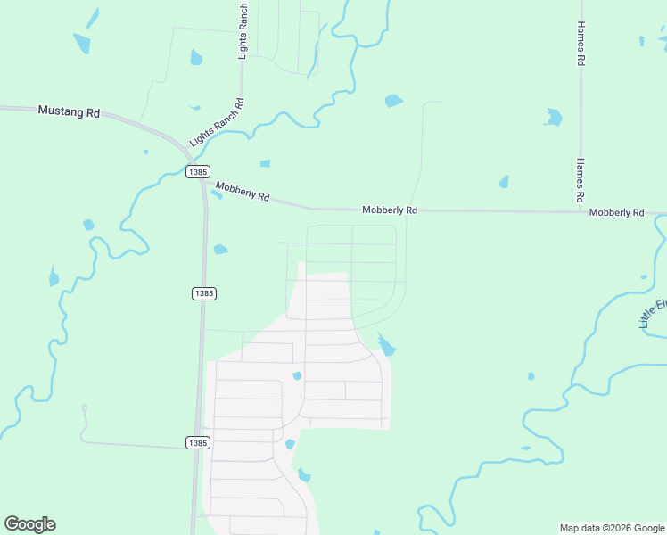 map of restaurants, bars, coffee shops, grocery stores, and more near 4894-14198 Mobberly Road in Pilot Point