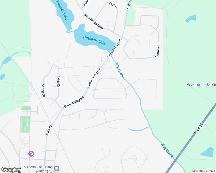 map of restaurants, bars, coffee shops, grocery stores, and more near 175 Autumn Creek in Senoia