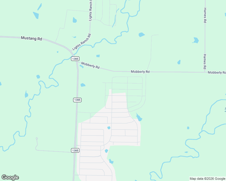 map of restaurants, bars, coffee shops, grocery stores, and more near 4894-14198 Mobberly Road in Pilot Point