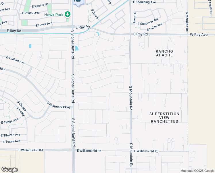 map of restaurants, bars, coffee shops, grocery stores, and more near 10953 East Tupelo Avenue in Mesa