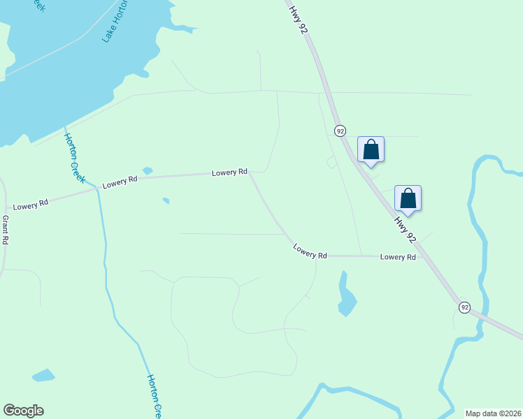 map of restaurants, bars, coffee shops, grocery stores, and more near 234 Lowery Road in Fayetteville