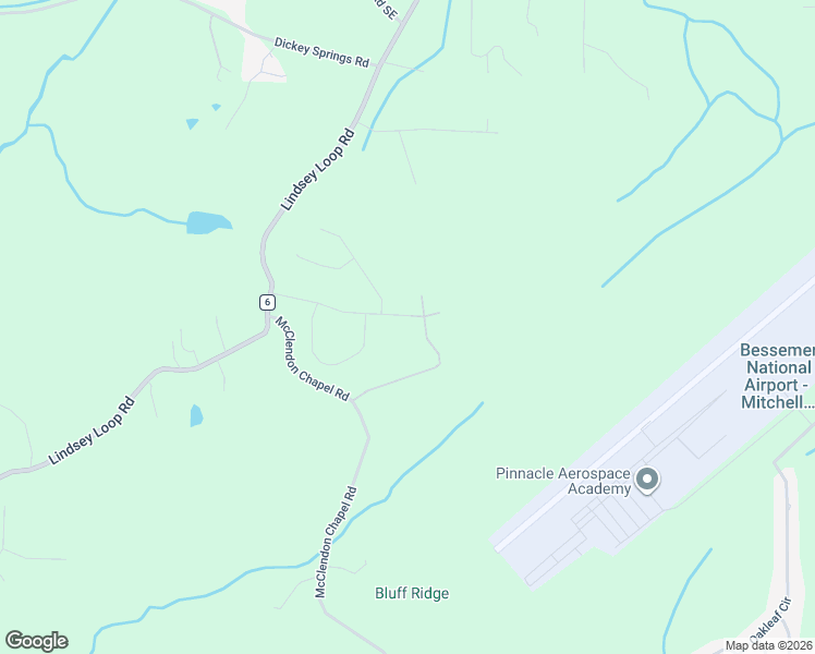 map of restaurants, bars, coffee shops, grocery stores, and more near 3601 Morgans Run Parkway in Bessemer