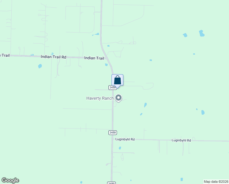 map of restaurants, bars, coffee shops, grocery stores, and more near 7178 Farm to Market Road 2450 in Sanger