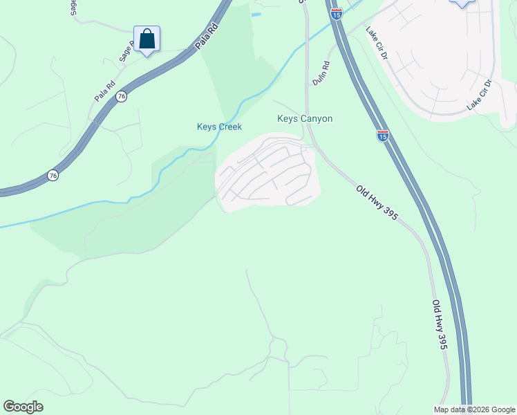 map of restaurants, bars, coffee shops, grocery stores, and more near 4650 Dulin Road in Fallbrook