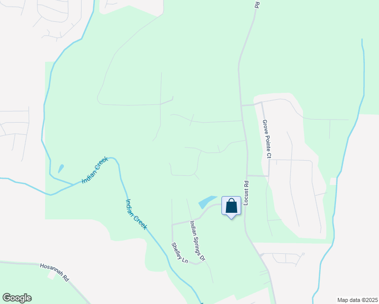 map of restaurants, bars, coffee shops, grocery stores, and more near 117 Bonaventure Place in Locust Grove