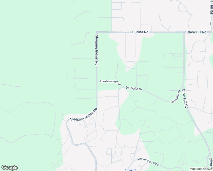 map of restaurants, bars, coffee shops, grocery stores, and more near 640 Tumbleweed Ln in Fallbrook