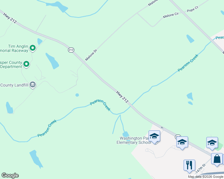 map of restaurants, bars, coffee shops, grocery stores, and more near in Monticello