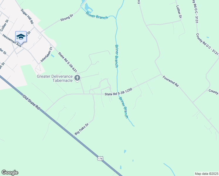 map of restaurants, bars, coffee shops, grocery stores, and more near 320-398 State Road S-38-1250 in Holly Hill