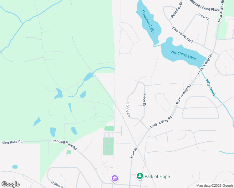 map of restaurants, bars, coffee shops, grocery stores, and more near 130 Spring Circle in Senoia