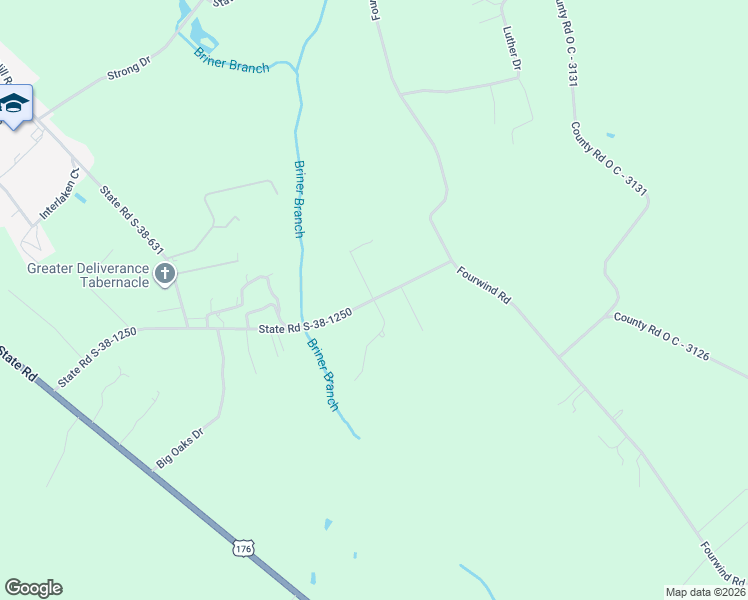 map of restaurants, bars, coffee shops, grocery stores, and more near 100 Ridge Creek Court in Holly Hill