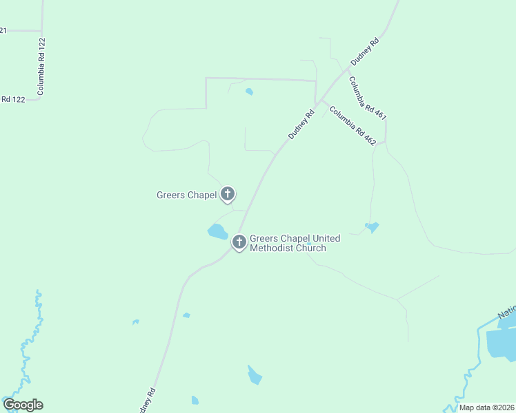 map of restaurants, bars, coffee shops, grocery stores, and more near 980 Columbia Road 47 in Magnolia