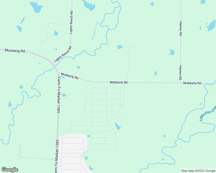 map of restaurants, bars, coffee shops, grocery stores, and more near 10690 Mobberly Road in Pilot Point