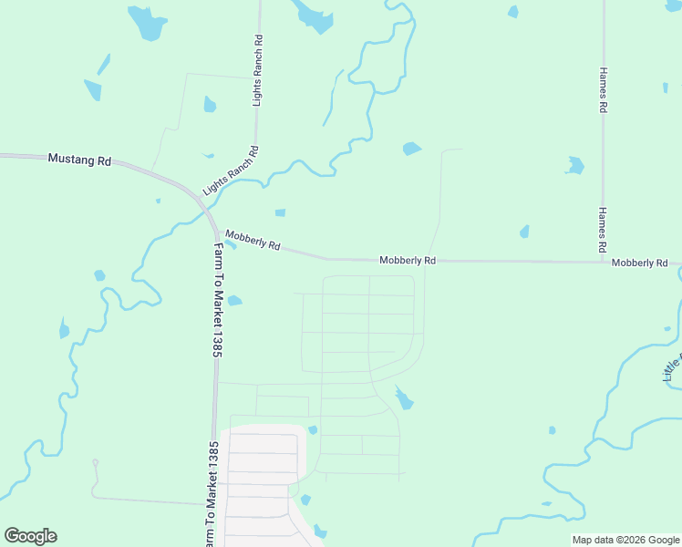 map of restaurants, bars, coffee shops, grocery stores, and more near 8512 Mobberly Road in Pilot Point