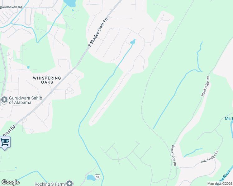 map of restaurants, bars, coffee shops, grocery stores, and more near 1771 Southpointe Drive in Hoover