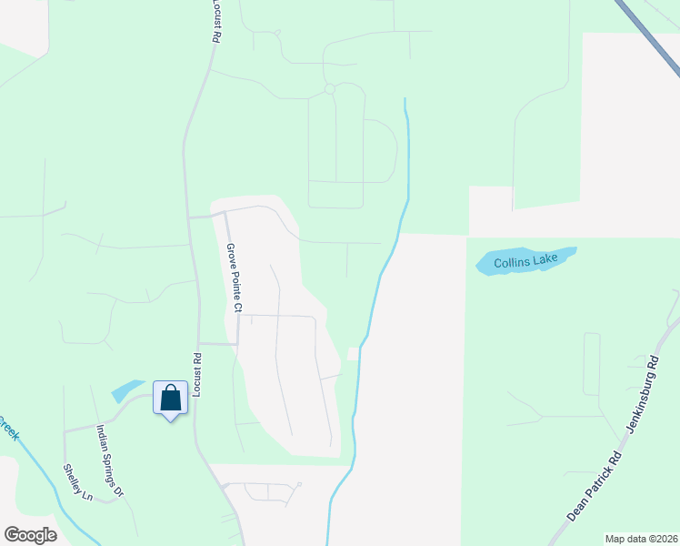 map of restaurants, bars, coffee shops, grocery stores, and more near 804 Pointe Trail in Locust Grove