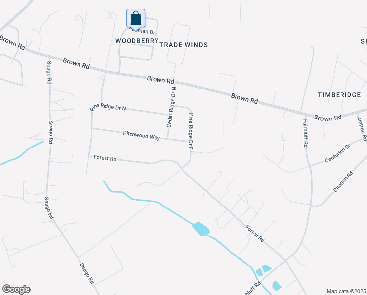 map of restaurants, bars, coffee shops, grocery stores, and more near 1518 Pine Ridge Drive East in Hephzibah