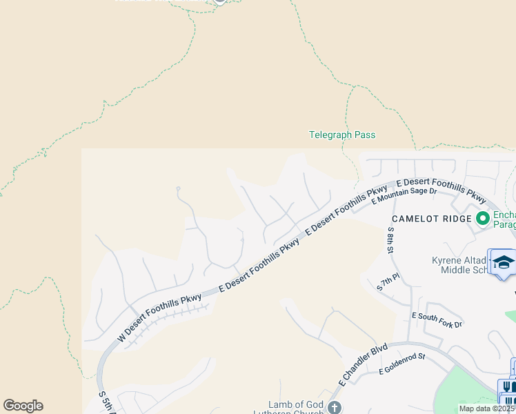 map of restaurants, bars, coffee shops, grocery stores, and more near 14239 South 2nd Street in Phoenix