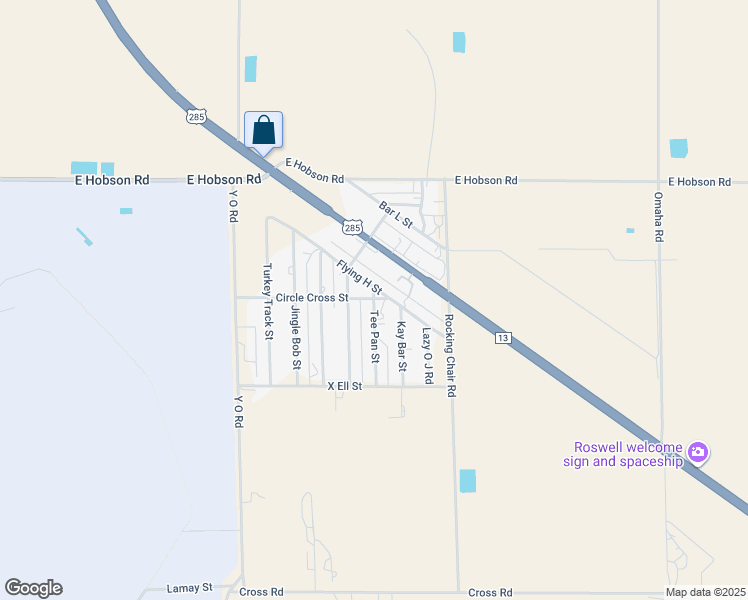 map of restaurants, bars, coffee shops, grocery stores, and more near 216 Tee Pan Street in Roswell