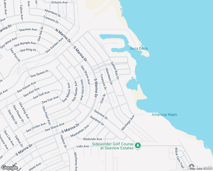 map of restaurants, bars, coffee shops, grocery stores, and more near 2594 Treasure Drive in Thermal