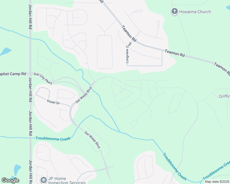map of restaurants, bars, coffee shops, grocery stores, and more near 134 Jasons Ridge in Griffin