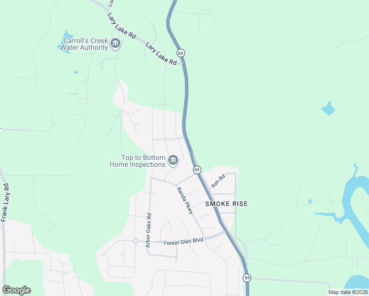 map of restaurants, bars, coffee shops, grocery stores, and more near 14176 State Highway 69 in Northport