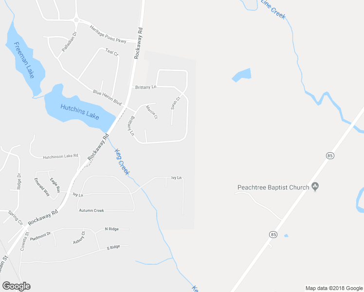 map of restaurants, bars, coffee shops, grocery stores, and more near 156 Brittany Lane in Senoia
