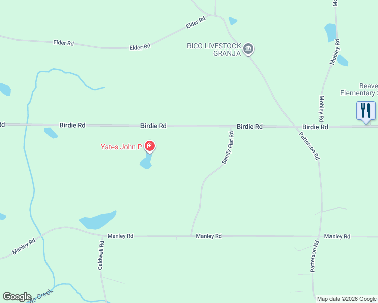 map of restaurants, bars, coffee shops, grocery stores, and more near 709 Birdie Road in Griffin