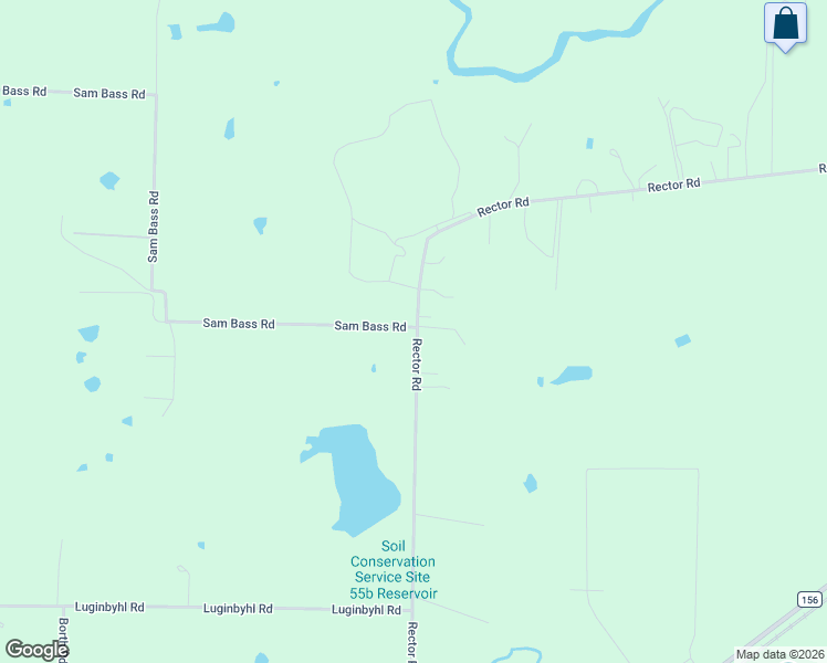 map of restaurants, bars, coffee shops, grocery stores, and more near 7214 Rector Road in Sanger