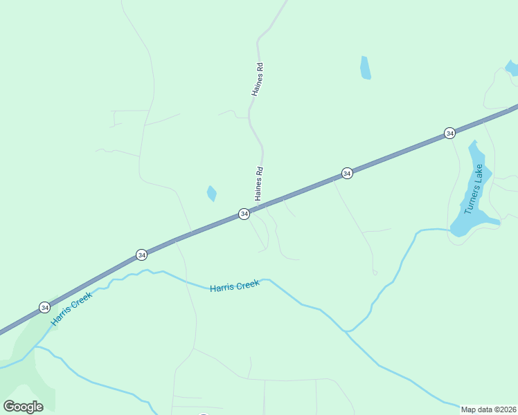 map of restaurants, bars, coffee shops, grocery stores, and more near 17345 Georgia 34 in Franklin