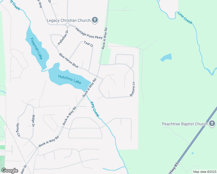 map of restaurants, bars, coffee shops, grocery stores, and more near 306 Mary Delores Court in Senoia