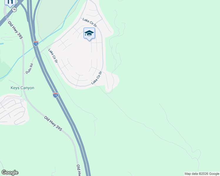 map of restaurants, bars, coffee shops, grocery stores, and more near 5058 Lake Circle Road in Fallbrook