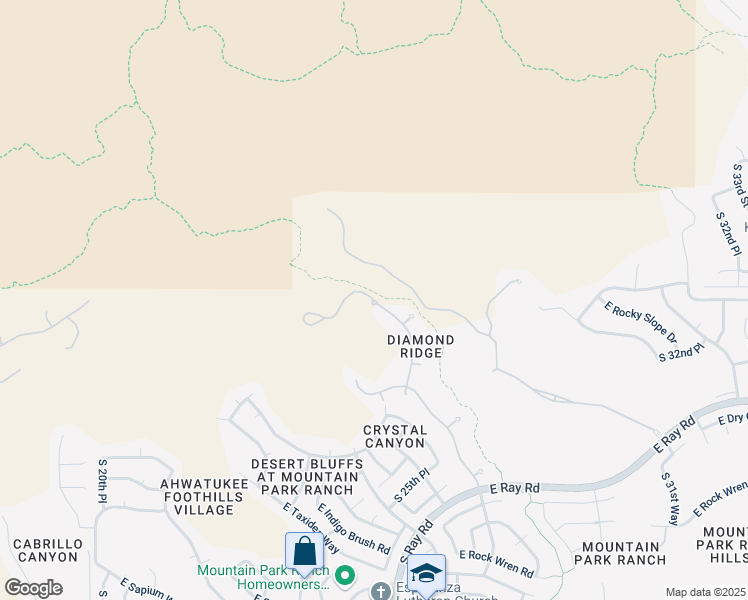 map of restaurants, bars, coffee shops, grocery stores, and more near 14028 South 24th Way in Phoenix