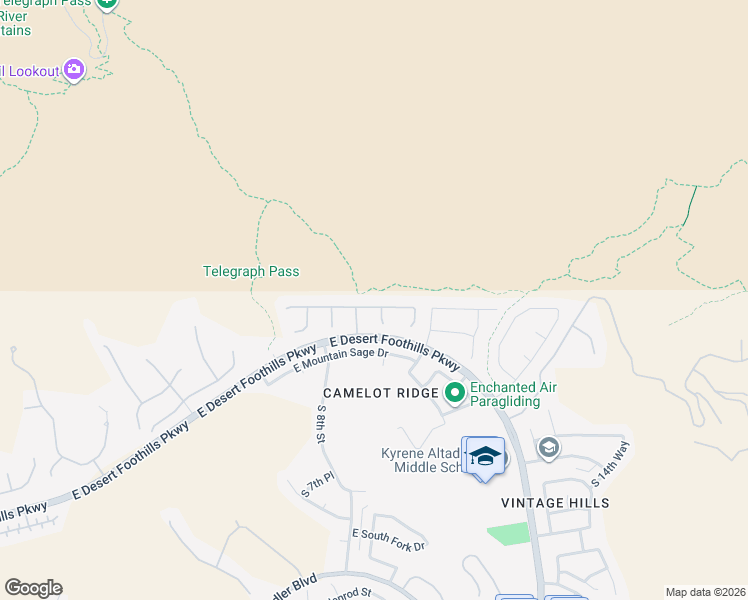 map of restaurants, bars, coffee shops, grocery stores, and more near 910 East Desert Flower Lane in Phoenix