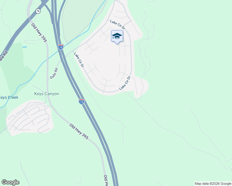 map of restaurants, bars, coffee shops, grocery stores, and more near 3814 Lake Circle Drive in Fallbrook
