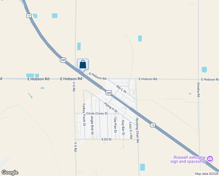 map of restaurants, bars, coffee shops, grocery stores, and more near 6223 South Main Street in Roswell