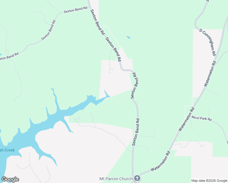 map of restaurants, bars, coffee shops, grocery stores, and more near 11343 Sexton Bend Road in Tuscaloosa