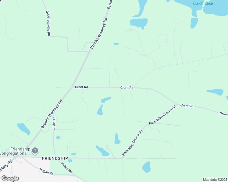 map of restaurants, bars, coffee shops, grocery stores, and more near Grant Road in Fayette County