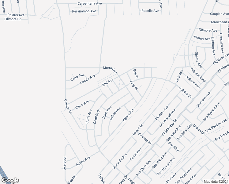map of restaurants, bars, coffee shops, grocery stores, and more near 2660 Lodi Avenue in Thermal